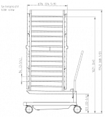 Рама с направляющими 20-2/1, 15 уровней RATIONAL 60.22.394 в компании ШефСтор
